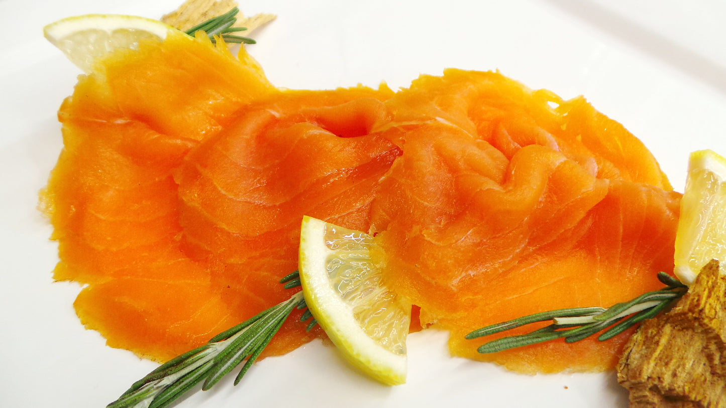 Geräucherter Lachs (geschnitten)
